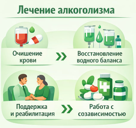 лечение алкоголизма в Смоленске этапы